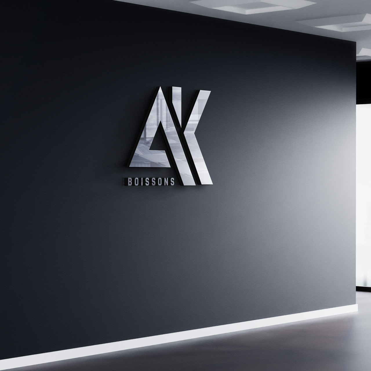 Création de logo – AK Boissons