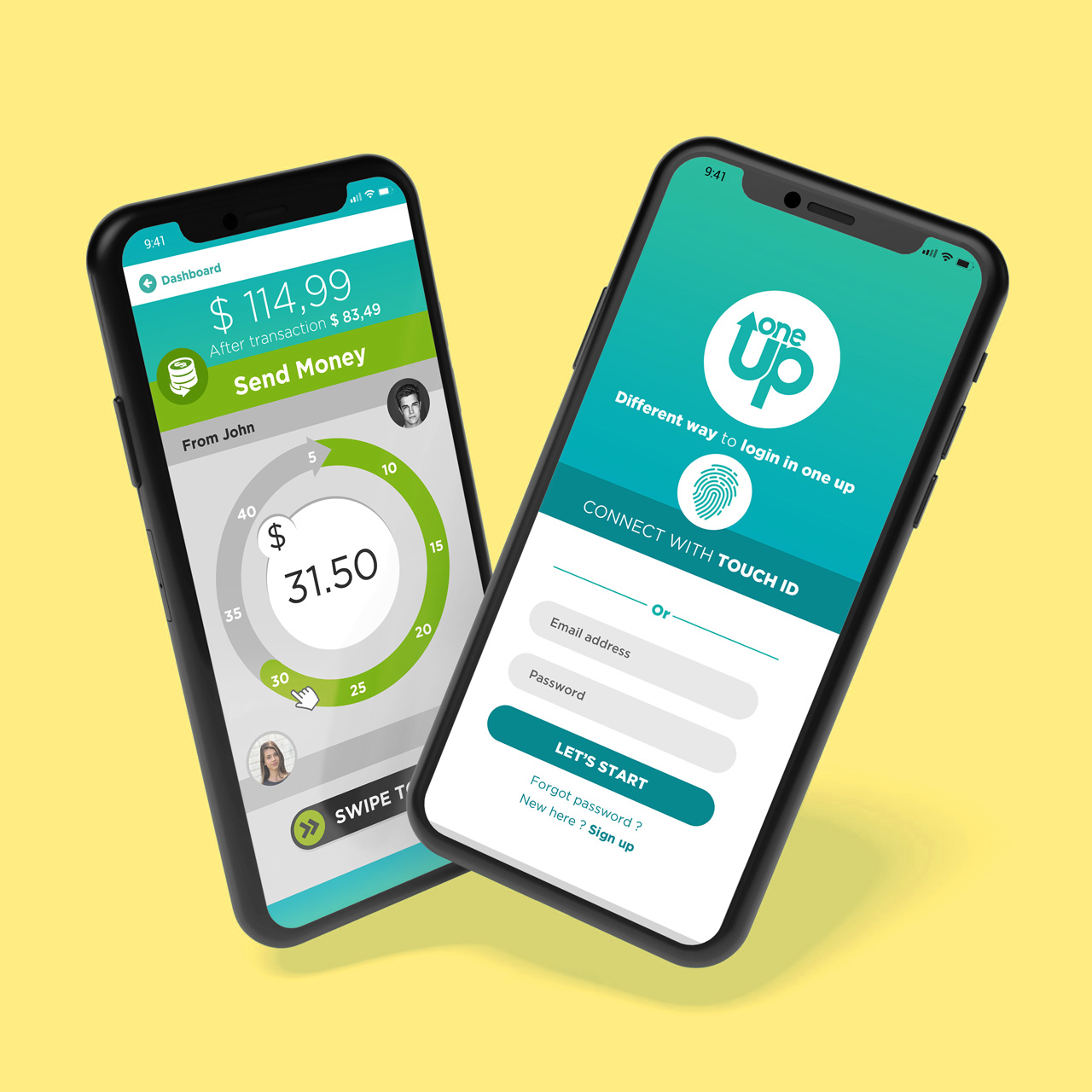 Création d'application mobile – One Up
