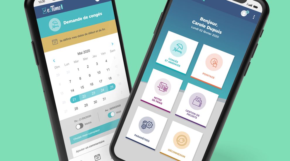 Création d'application mobile – e2time.com