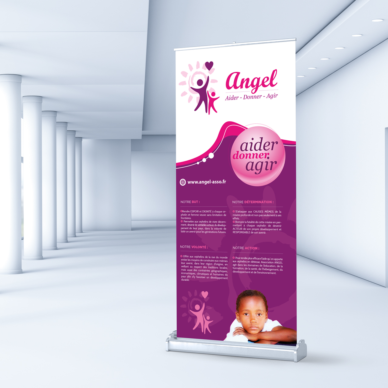 Création de roll-up – Angel