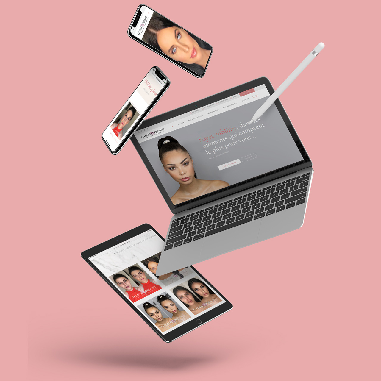 Création de site internet – Elomakeupbeauty