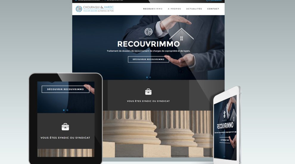 Création de site internet – Chouraqui et Harzic
