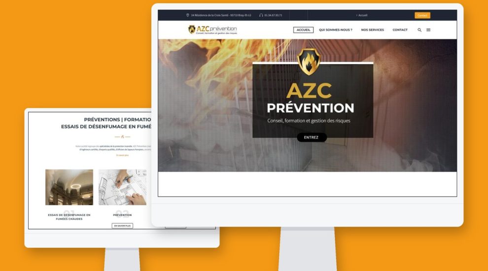 Création de site internet – AZC prévention