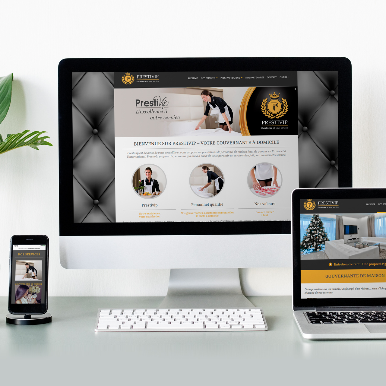 Création de site internet – Prestivip