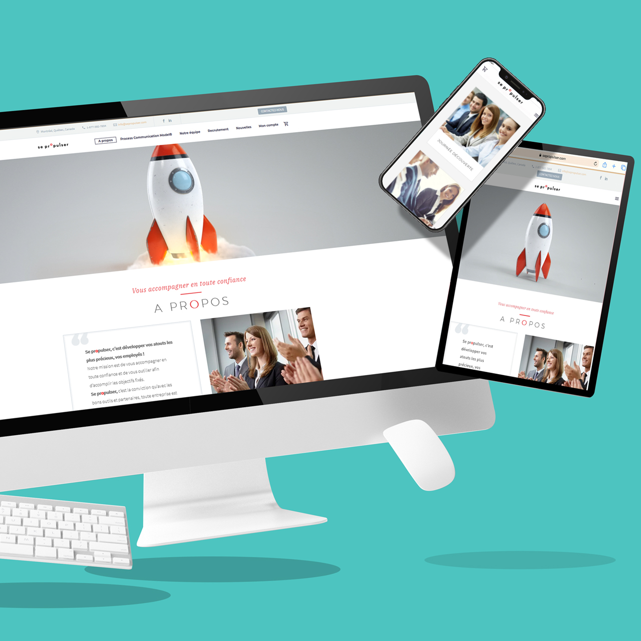 Création de site internet – Se propulser