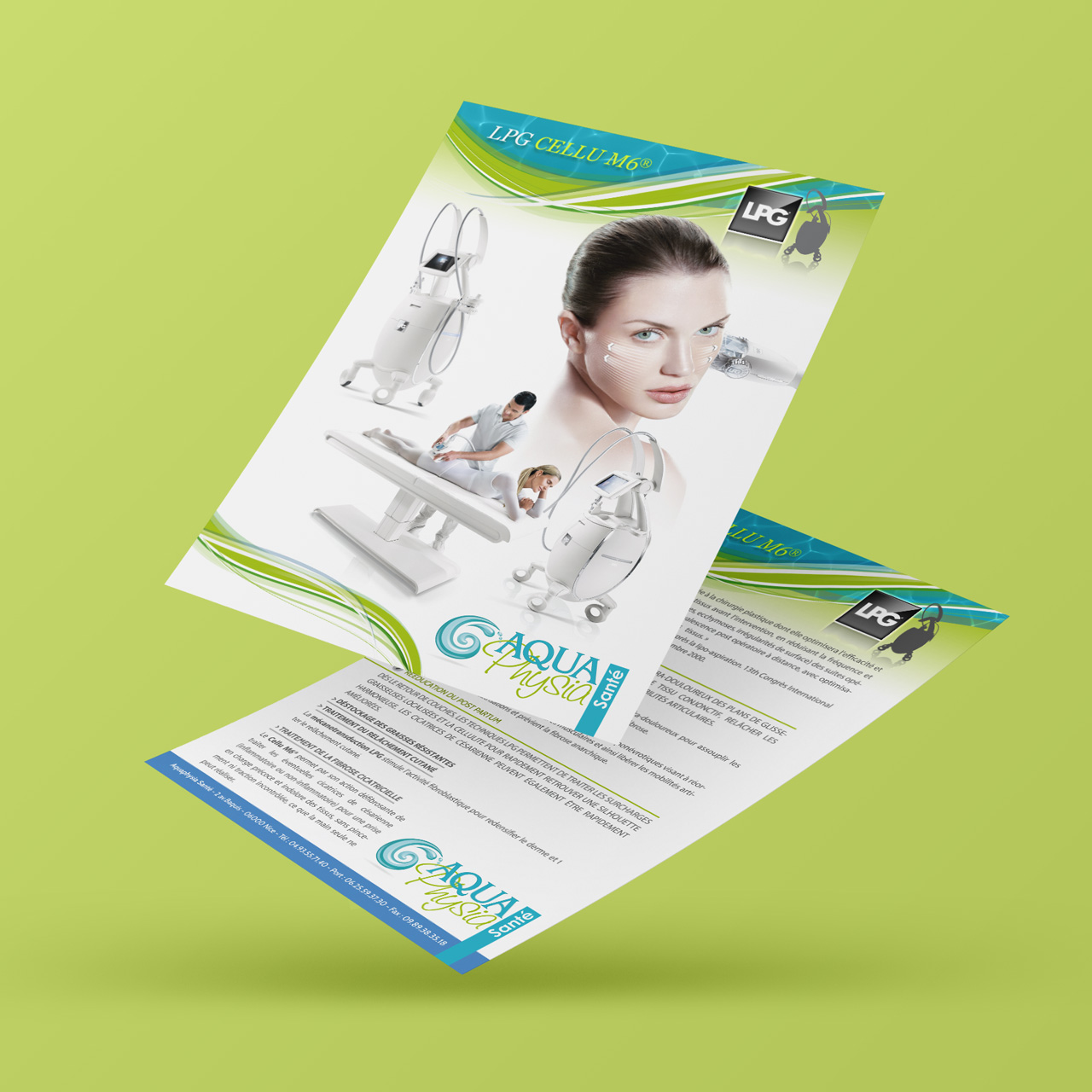 Création de flyer – Aquaphysia
