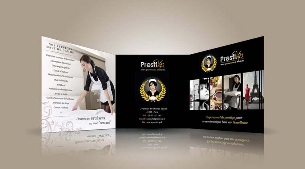 Création de brochure – Prestivip
