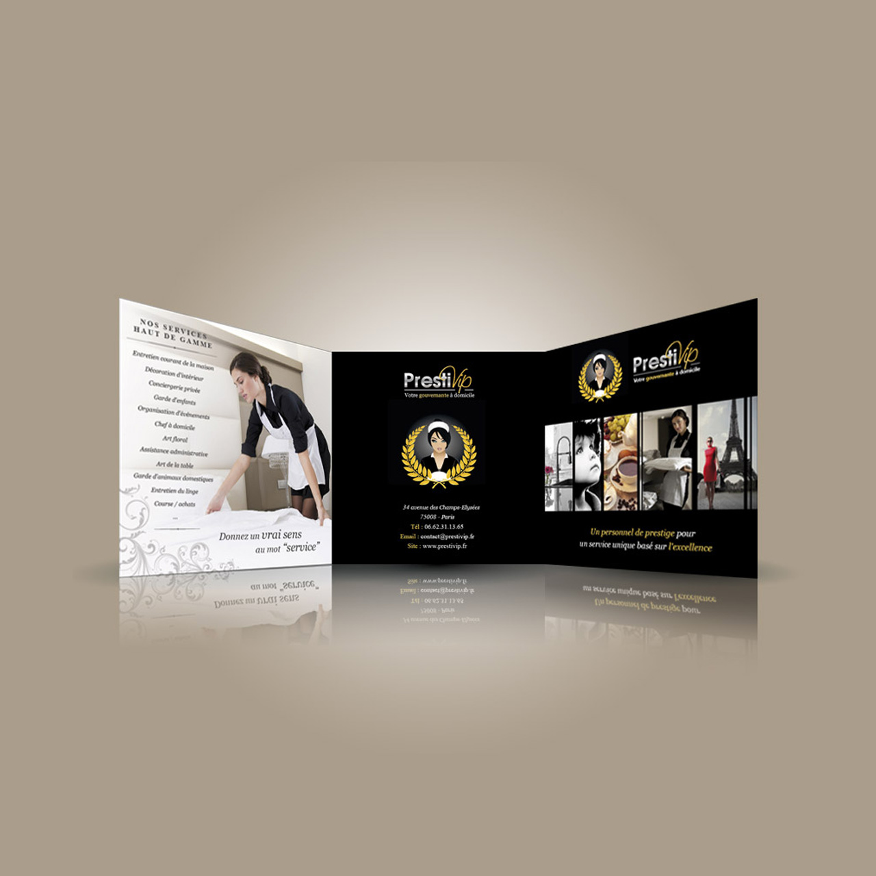 Création de brochure – Prestivip