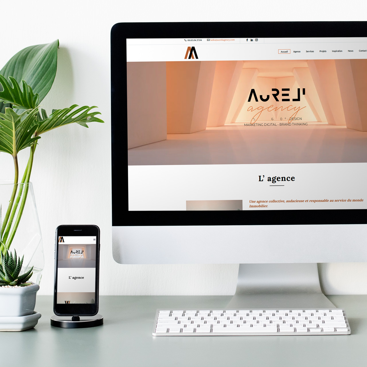 Création de site internet – Aureliagency